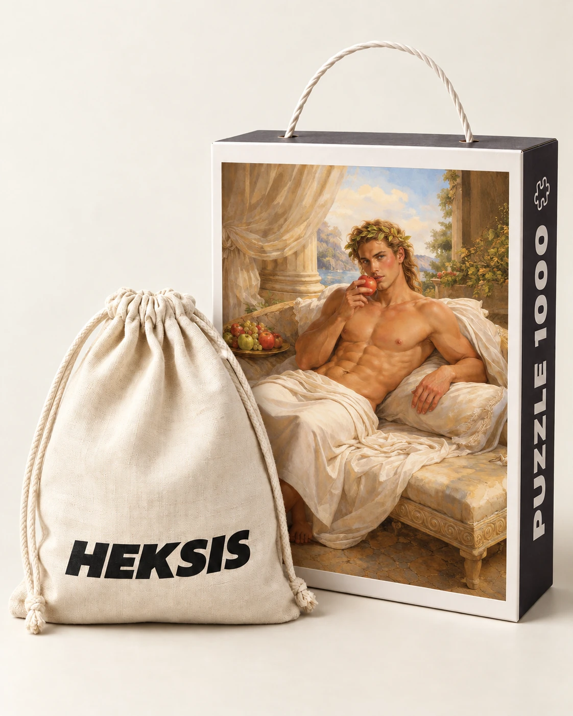 Apollo — Gift box with a paper handle and a cotton bag included
