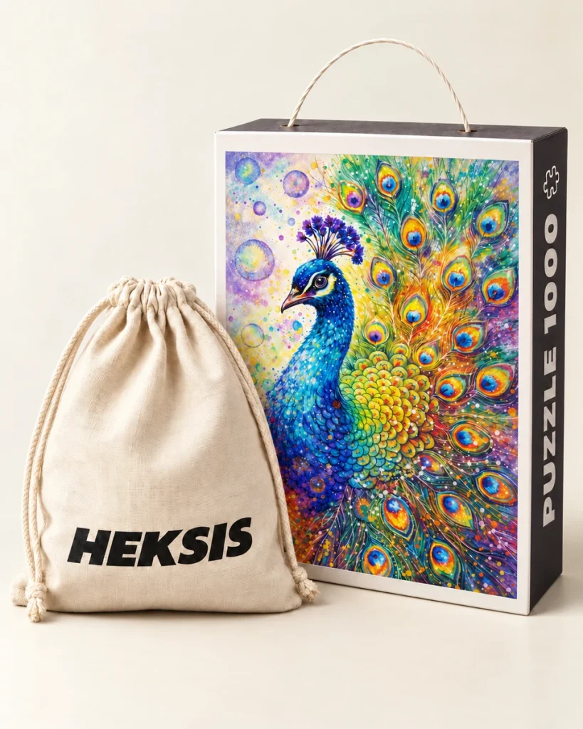 Iris — Gift box with a paper handle and a cotton bag included